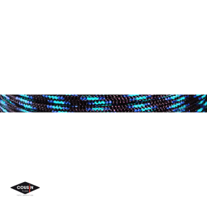 CORDELETTE ARAMIDE 5.5MM BLEU NOIR CORDELETTE AU METRE